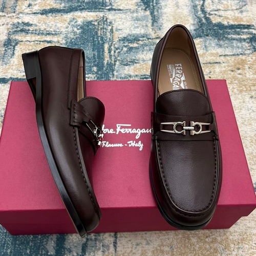 Fendi Calfskin Buckle Derby Calfskin Leather Black Dress Shoes 펜디 송아지가죽 버클 더비 송아지가죽 블랙 드레스 슈즈