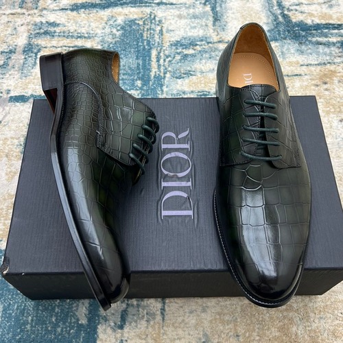 Dior Hand-Polished Calfskin Derby Calfskin Leather Dress Shoes 디올 핸드폴리시드 송아지가죽 더비 송아지가죽 드레스 슈즈