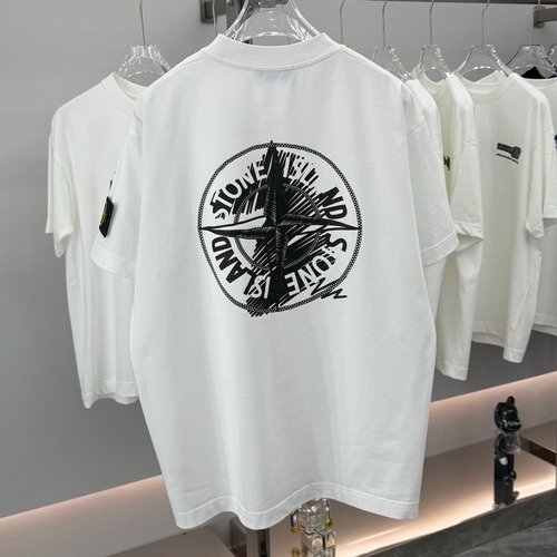 Stone Island 260g Crewneck Tee Black T-shirt 스톤아일랜드 260g 크루넥 티 블랙 티셔츠