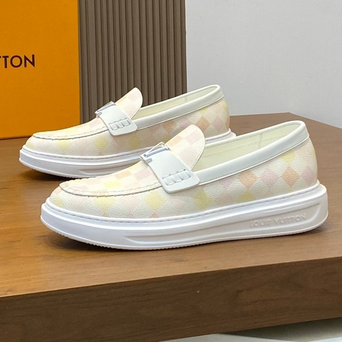 Louis Vuitton Monogram Leather 루이비통 모노그램 레더 캐주얼 더비 송아지가죽 더비 슈즈