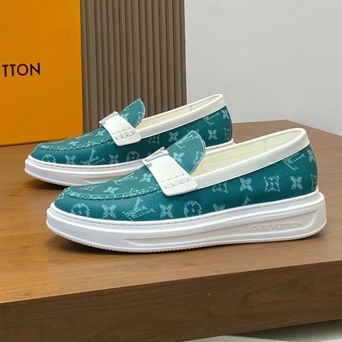 Louis Vuitton Monogram Leather 루이비통 모노그램 레더 캐주얼 더비 송아지가죽 더비 슈즈