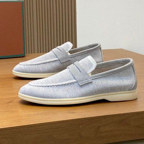 Loro Piana Wish Wool Knit Moccasin 로로피아나 위시 울 니트 모카신 블렌드 스웨이드 로퍼