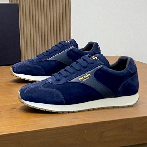 Prada Geometric Stitch Low Sneaker 프라다 지오메트릭 스티치 로우 스니커즈 카프레더