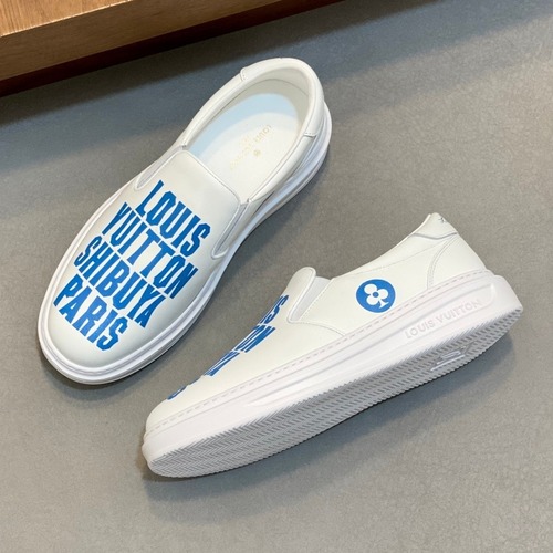 Louis Vuitton Embossed Calfskin TPU 루이비통 엠보싱 송아지가죽 TPU 솔 스니커즈 