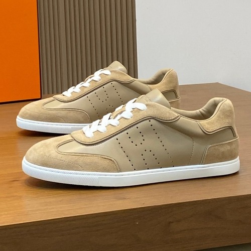 Hermes Smooth Calf Canvas Trainer Calfskin 에르메스 스무스 카프 캔버스 트레이너 카프스킨 캔버스  스니커즈
