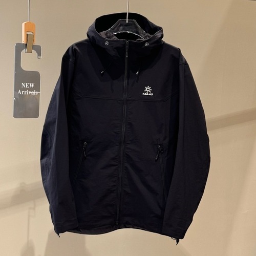 Kailas M8-X Softshell Polyamide Polyester Elastane Black Windbreaker 카일라스 M8-X 소프트쉘 폴리아미드 폴리에스터 엘라스테인 블랙 바람막이
