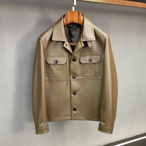 Tom Ford S/S Leather Flight Jacket Lambskin Black 톰포드 톰 SS 레더 플라이트 재킷 양가죽 블랙