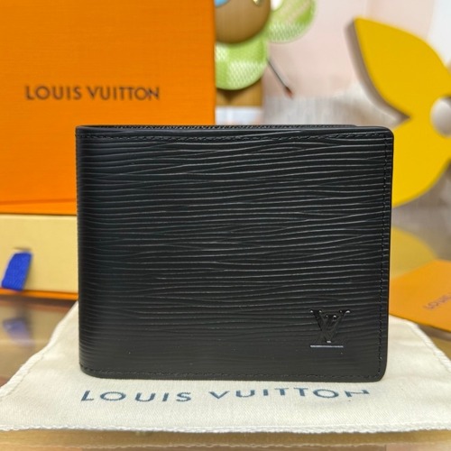 Louis Vuitton Multiple Damier Graphite Coated Canvas Black Wallet 루이비통 멀티플 다미에 그라파이트 코팅 캔버스 블랙 지갑 11.5cm