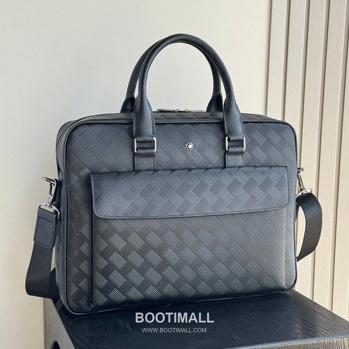 Montblanc 7110-3 Calfskin Briefcase Italian Black 몽블랑 7110-3 카프스킨 브리프케이스 이탈리아 블랙 39cm
