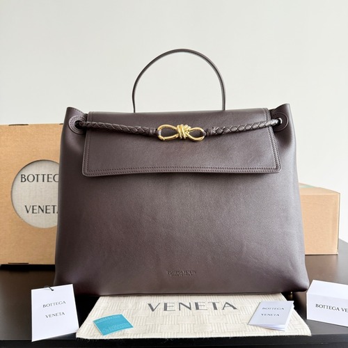 Bottega Veneta Ciao Intrecciato Smooth Calfskin Top Handle Bag 보테가 베네타 차오 인트레치아토 스무스 카프스킨 탑핸들백 42cm