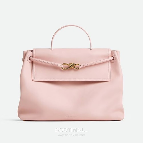 Bottega Veneta Ciao Intrecciato Smooth Calfskin Top Handle Bag 보테가 베네타 차오 인트레치아토 스무스 카프스킨 탑핸들백 42cm