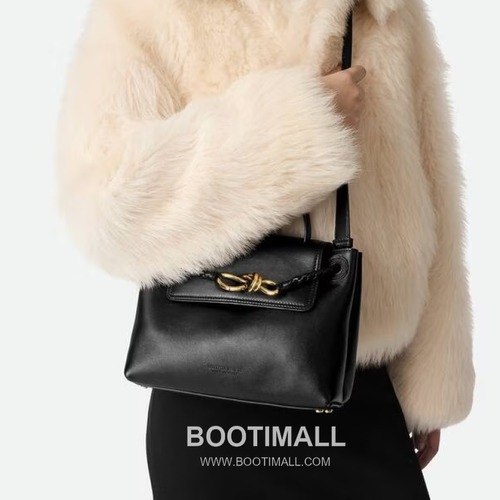 Bottega Veneta Ciao Intrecciato Knot Smooth Calfskin Top Handle Bag 보테가 베네타 차오 인트레치아토 노트 스무스 카프스킨 탑핸들백 26cm