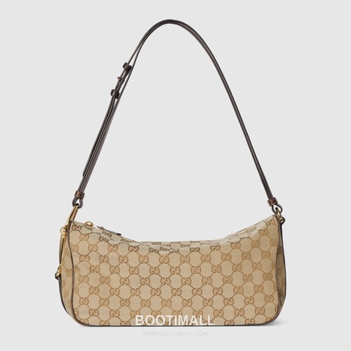 Gucci Canvas Leather Shoulder Bag 860787 구찌 캔버스 레더 숄더백 31.5cm