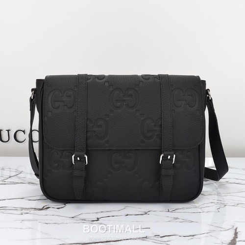 Gucci GG Embossed Leather Messenger Bag 760234 구찌 GG 엠보스 레더 메신저백 31cm