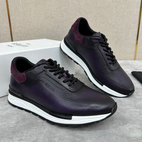 Berluti Fast Track Venezia Calfskin Grained Suede Black Sneakers 벨루티 패스트 트랙 베네치아 카프스킨 그레인드 스웨이드 블랙 스니커즈