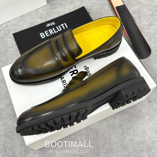 Berluti New Oslo Hand-Patina Calfskin Brown Loafer 벨루티 뉴 오슬로 핸드 파티나 송아지가죽 브라운 로퍼