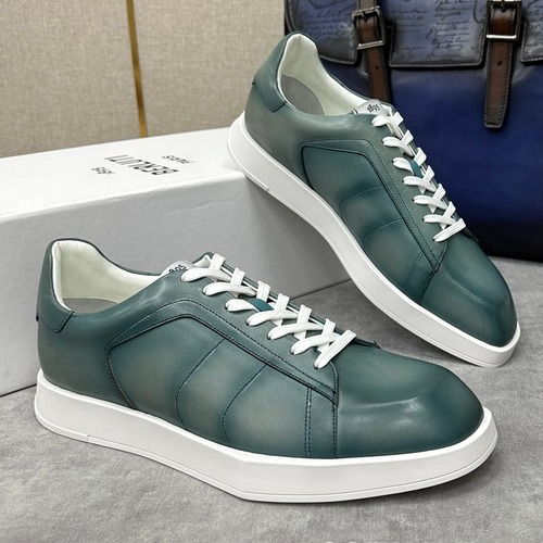 Berluti Stellar Diamond-Cut Trainer Calfskin Silk White 벨루티 스텔라 다이아몬드 컷 트레이너 송아지가죽 실크 화이트 스니커즈