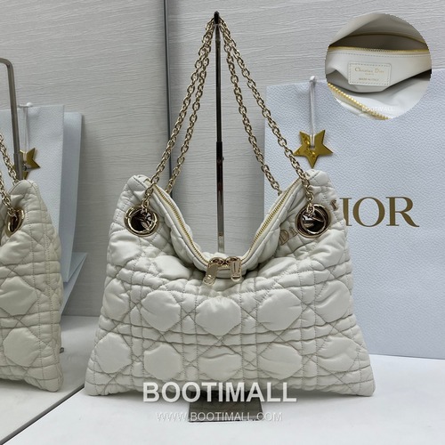 Dior Cannage Quilted Soft Beige Tote Bag 디올 까나쥬 퀼팅 소프트 베이지 토트백 32cm