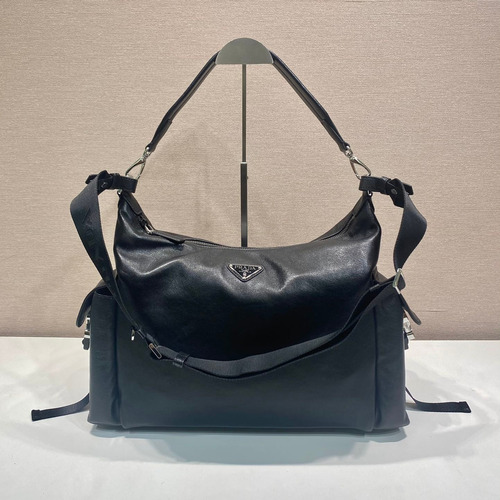Prada Explore Calfskin Hobo Bag 프라다 익스플로어 2VH204 카프스킨 호보백 43cm