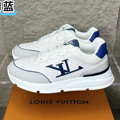 Louis Vuitton Classic LV Letter Platform Smooth Cowhide Black Sneakers 루이비통 클래식 LV 레터링 플랫폼 스무스 소가죽 블랙 스니커즈