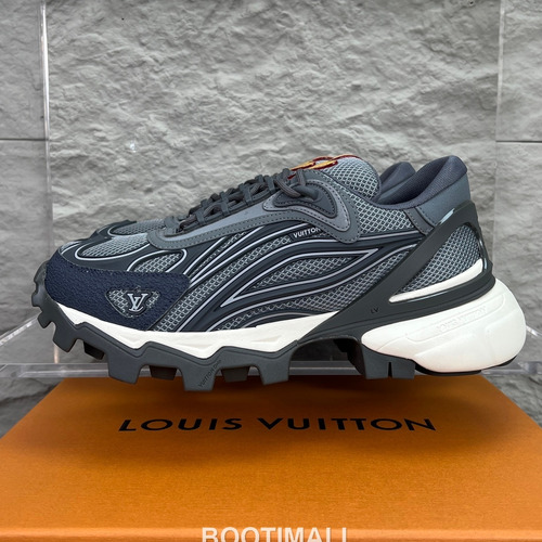 Louis Vuitton Logo Canvas Napa Calfskin Sneakers 루이비통 로고 캔버스 나파 송아지 가죽 스니커즈