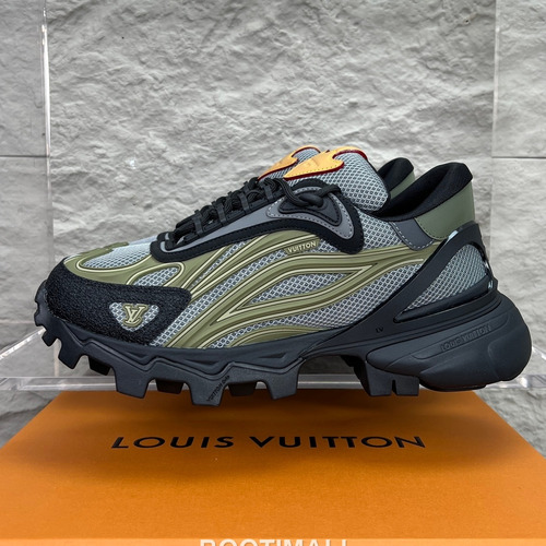 Louis Vuitton Logo Canvas Napa Calfskin Sneakers 루이비통 로고 캔버스 나파 송아지 가죽 스니커즈