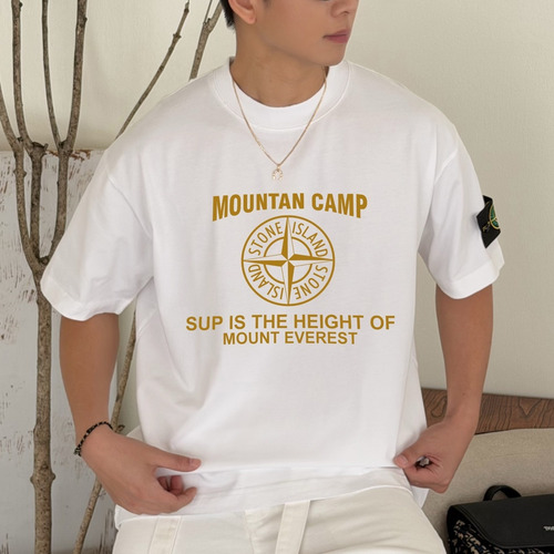 Stone Island 260g Crewneck Tee Black T-Shirt 스톤아일랜드 260g 크루넥 티 블랙 티셔츠