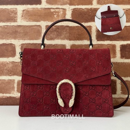 Gucci Embossed Velvet Leather Shoulder Bag 813399 구찌 엠보싱 벨벳 레더 숄더백 29.5cm