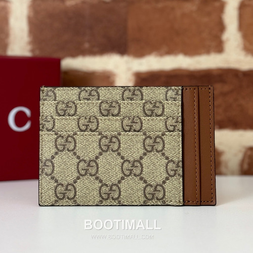 Gucci GG Canvas Compact Wallet 821208 구찌 GG 캔버스 컴팩트 지갑 12cm