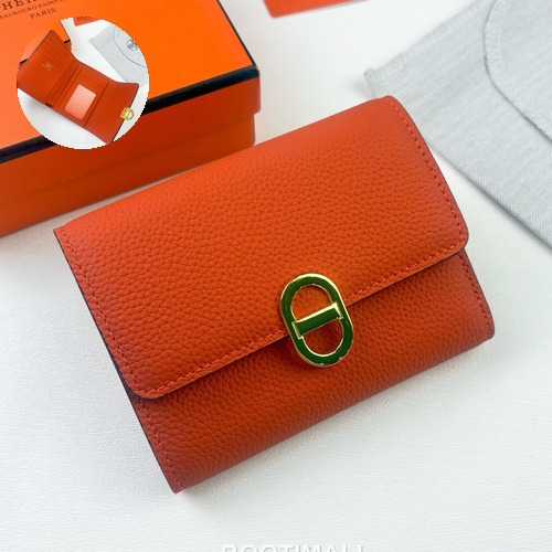 Hermès Togo Leather Compact Wallet 231 에르메스 토고 가죽 컴팩트 반지갑 13.5cm