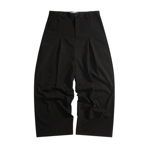 Loewe Buckle Wide-Leg Trousers Cotton Twill 로에베 버클 와이드 팬츠 코튼 트윌