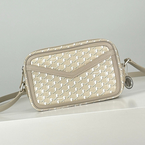 MOYNAT M Canvas Camera Bag 모이나 M 캔버스 카메라백 라이트카키 22cm