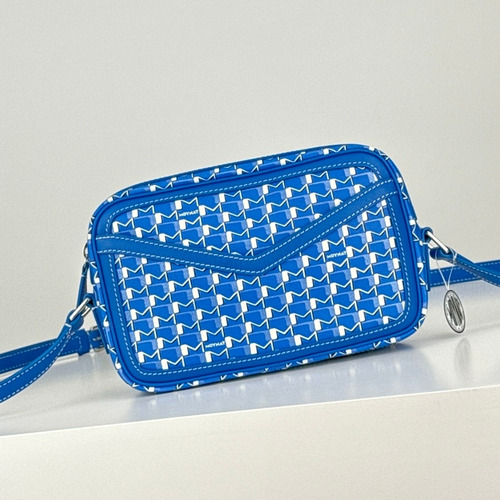 MOYNAT M Canvas Camera Bag 모이나 M 캔버스 카메라백 블루 22cm