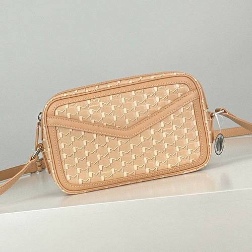 MOYNAT M Canvas Camera Bag 모이나 M 캔버스 카메라백 베이지 22cm