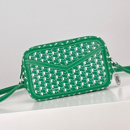 MOYNAT M Canvas Camera Bag 모이나 M 캔버스 카메라백 그린 22cm