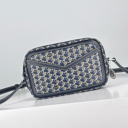 MOYNAT M Canvas Camera Bag 모이나 M 캔버스 카메라백 네이비 22cm