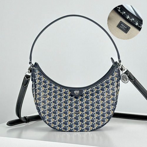 MOYNAT Moon Bag 모이나 문백 호보백 다크그레이 25cm