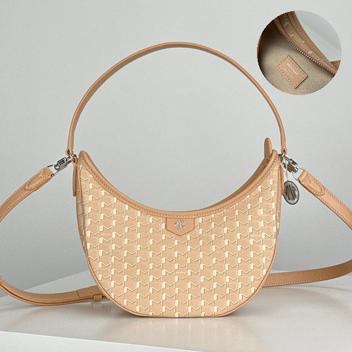 MOYNAT Moon Bag 모이나 문백 호보백 베이지 25cm