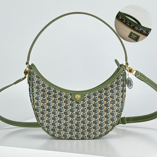 MOYNAT Moon Bag 모이나 문백 호보백 카키 25cm