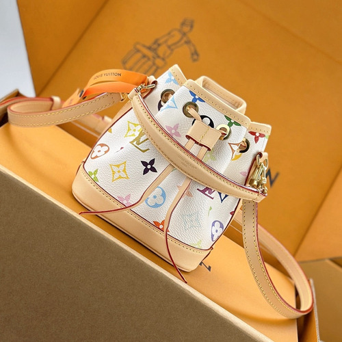Louis Vuitton x TM Nano Noé Bucket Bag Monogram Canvas M27493 루이비통 나노 노에 버킷백 모노그램 캔버스 13cm