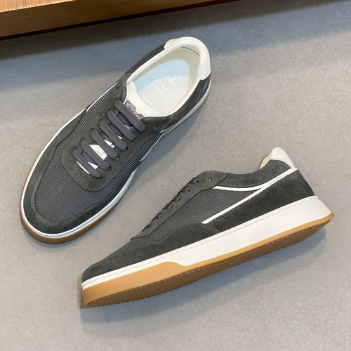 Brunello Cucinelli Cashmere Suede Sneakers 브루넬로 쿠치넬리 캐시미어 스웨이드 남성 스니커즈