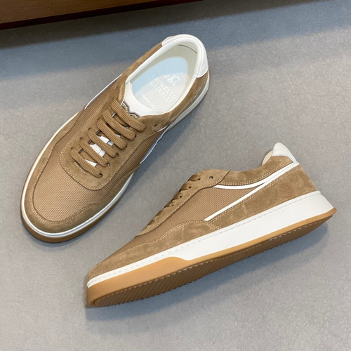 Brunello Cucinelli Cashmere Suede Sneakers 브루넬로 쿠치넬리 캐시미어 스웨이드 남성 스니커즈