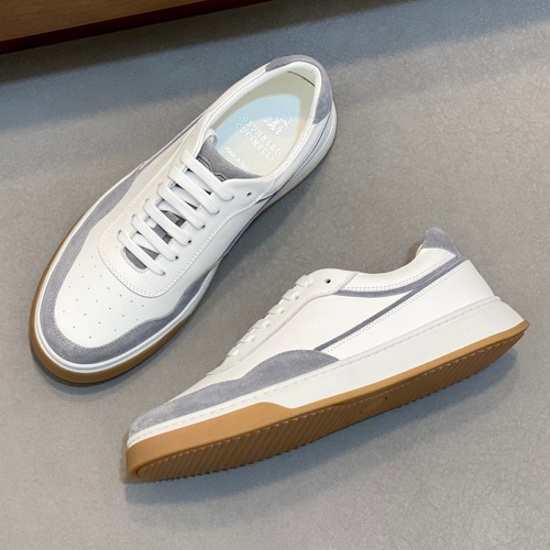 Brunello Cucinelli Cashmere Suede Low Sneakers 브루넬로 쿠치넬리 캐시미어 스웨이드 로우 남성 스니커즈