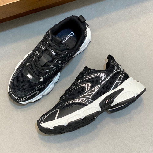Dior CD Tech Mesh Low-Top Sneakers 디올 CD 테크 메쉬 로우탑 남성 스니커즈 블랙