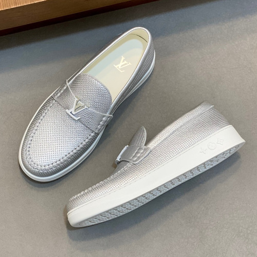 Louis Vuitton Monogram Leather Sneakers 루이비통 모노그램 레더 남성 스니커즈