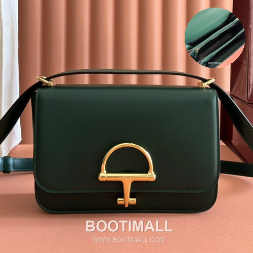 Gucci Siena Small Shoulder Bag Smooth Leather Horsebit Detail 846705 구찌 시에나 스몰 숄더백 스무스 가죽 홀스빗 디테일 22.5cm