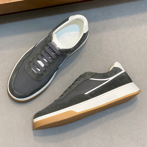 Brunello Cucinelli Cashmere Suede Sneakers 브루넬로 쿠치넬리 캐시미어 스웨이드 스니커즈