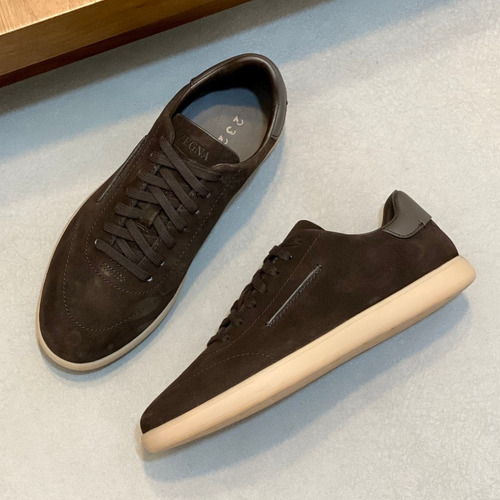 Ermenegildo Zegna Triple Stitch Monte Leather Sneakers 에르메네질도 제냐 트리플 스티치 몬테 레더 스니커즈 LHBLL-S7009Z-NEE