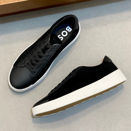 BOSS Leather Slip-On Sneakers 보스 레더 슬립온 스니커즈