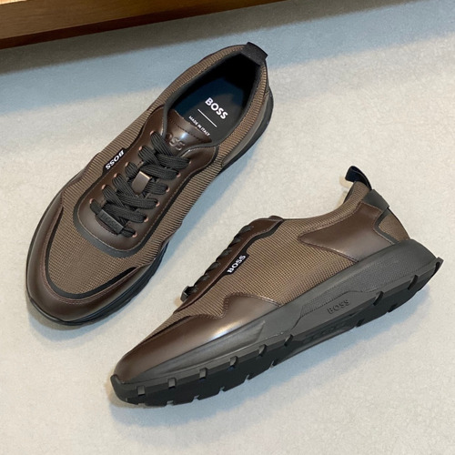 BOSS Suede Mesh Low Top Sneakers 보스 스웨이드 메쉬 로우탑 스니커즈